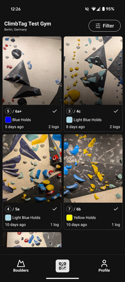 Boulder List Screenshot