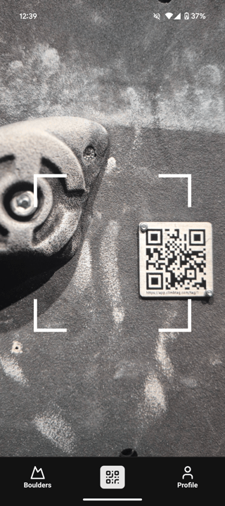 QR Code Scan Screenshot