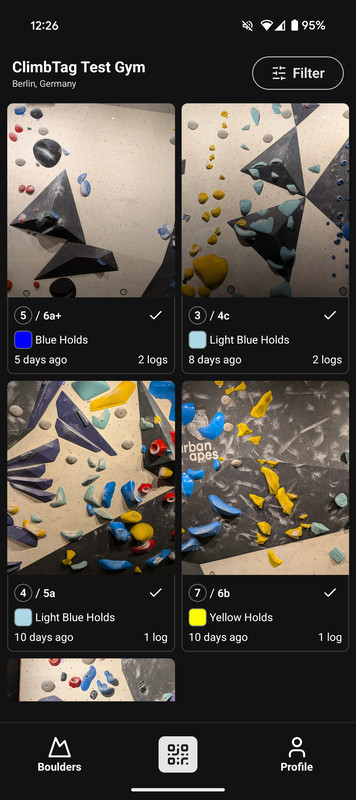 Boulder List Screenshot