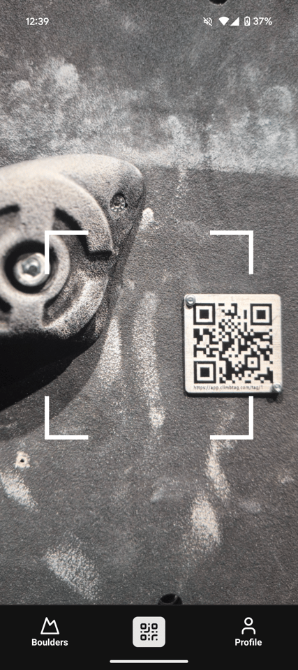 QR Code Scan Screenshot